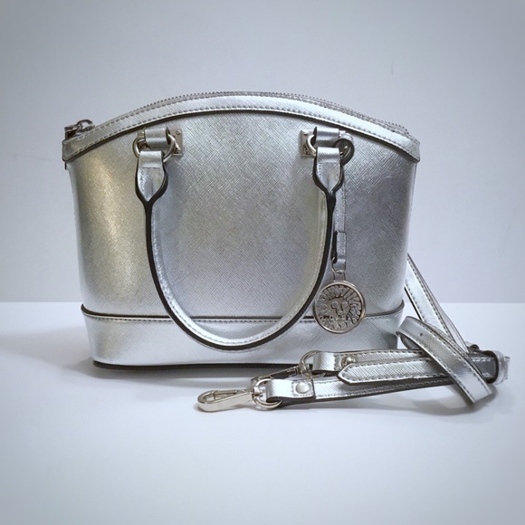 Anne Klein Handbags - ANNE KLEIN Silver Mini Satchel Bag